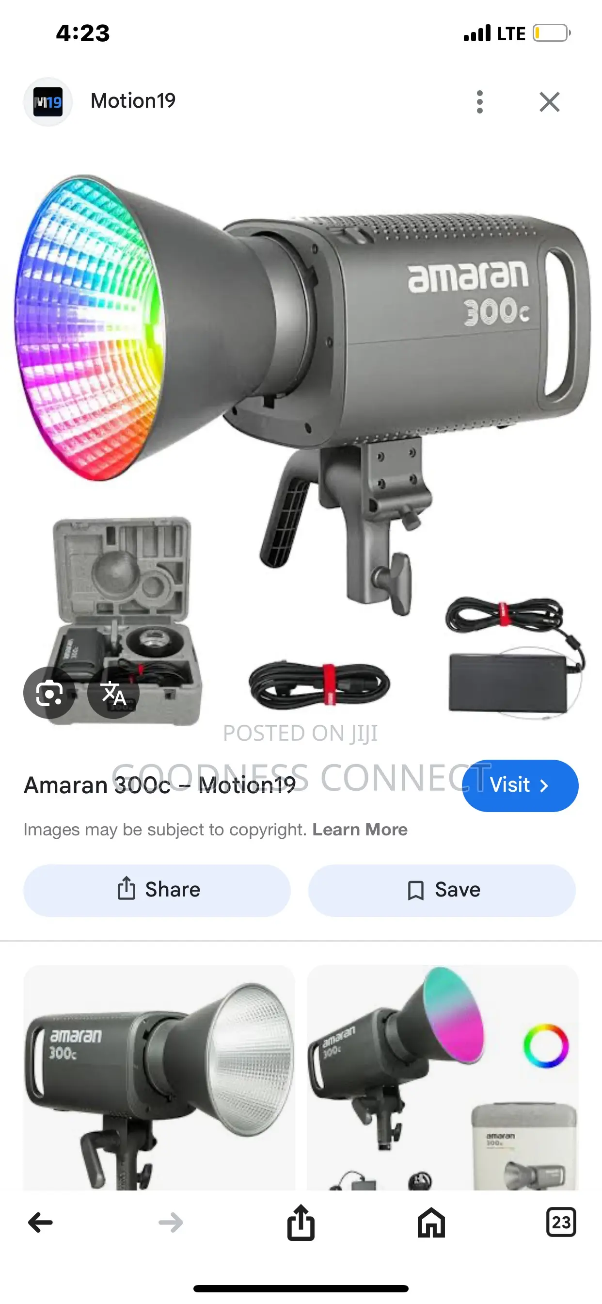 Amaran 300c Light