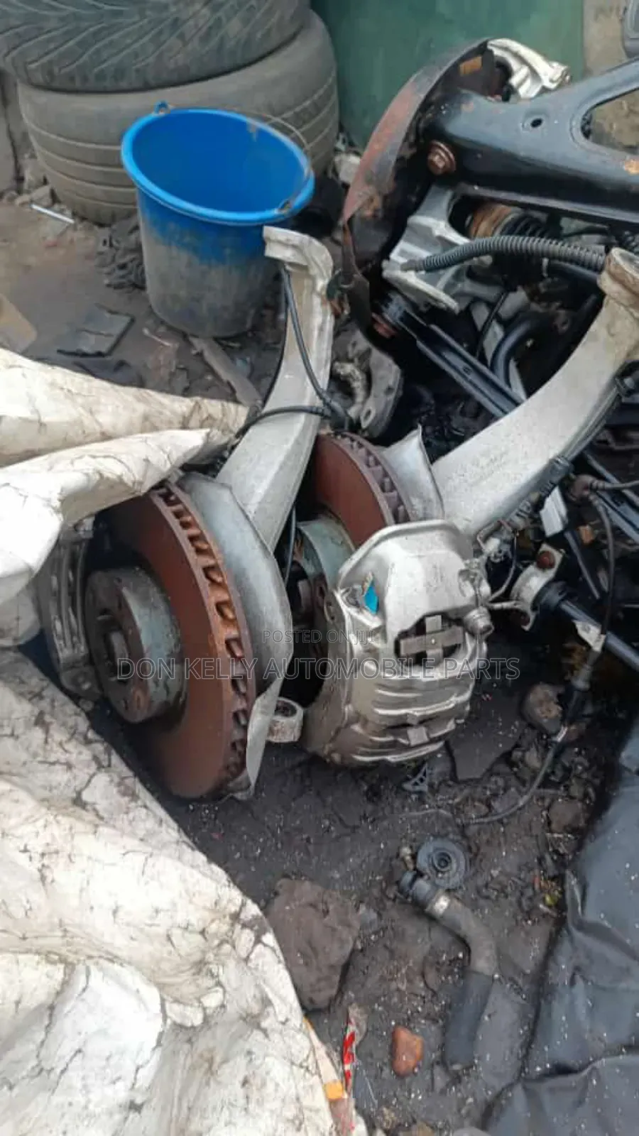 Porsche Panamera Front Hub and Brake Disc