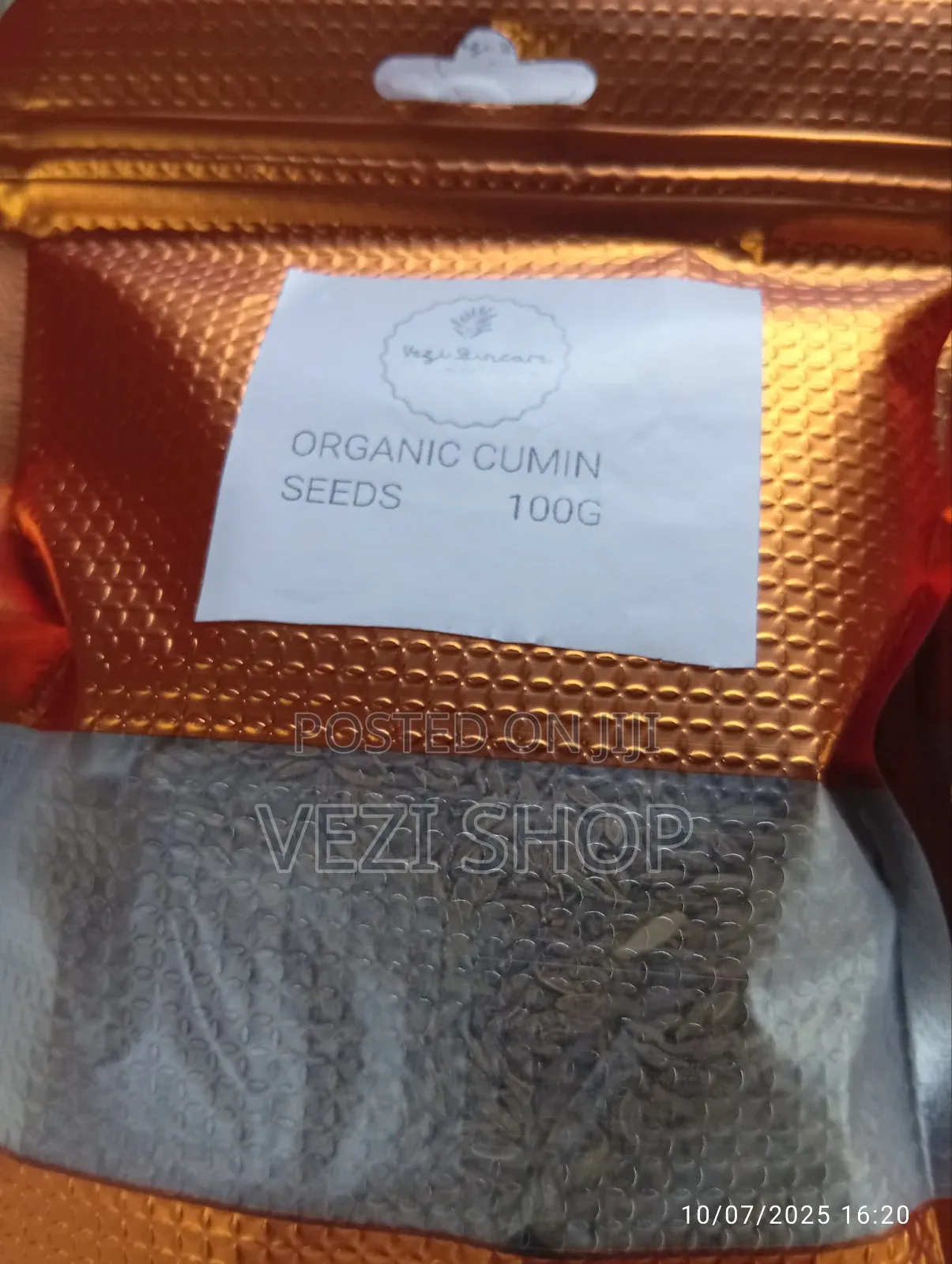 Vezi Organic Cumin Seeds