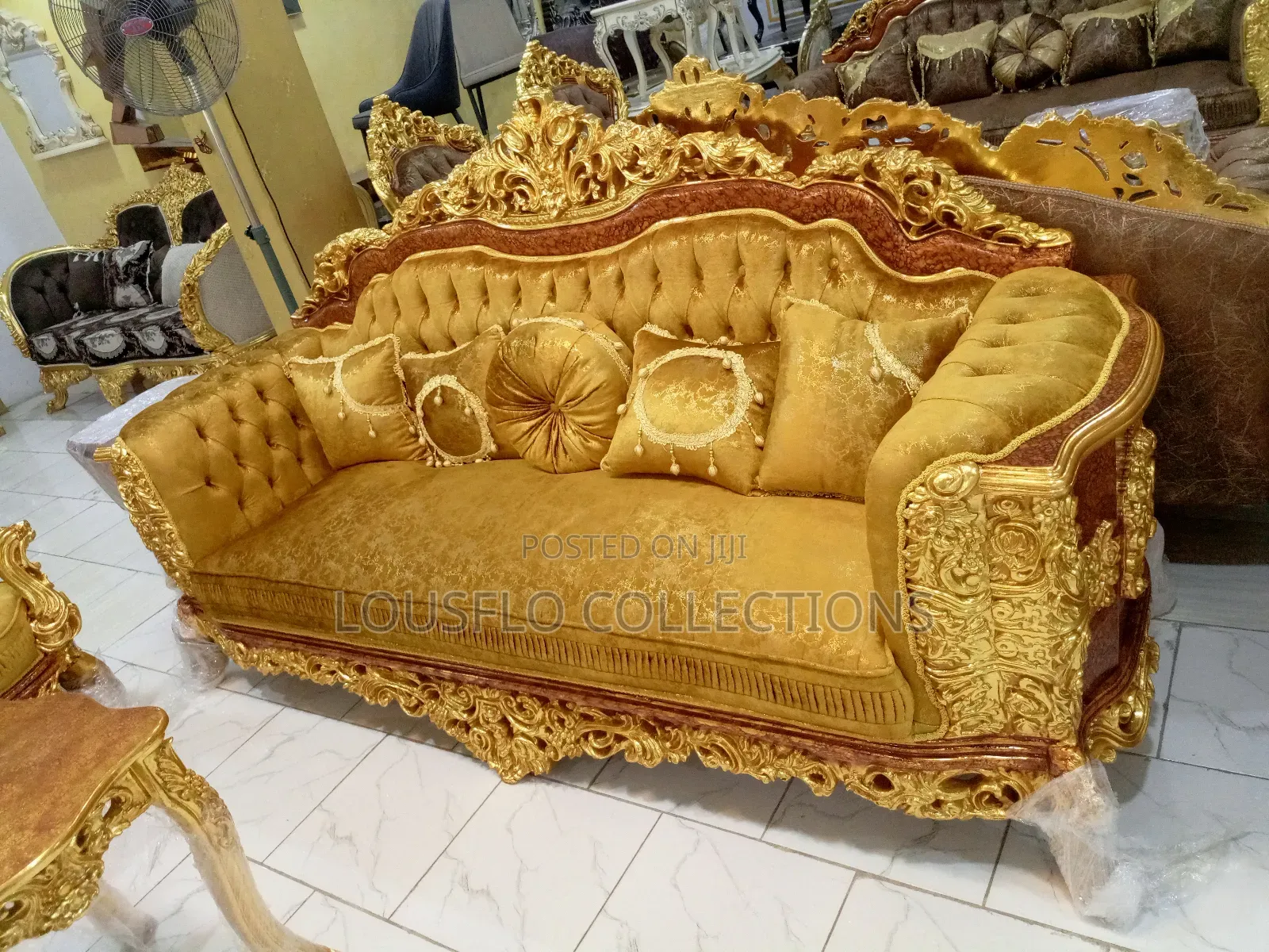 Your Quality Royal Turkish Sofa With Table and Stood
