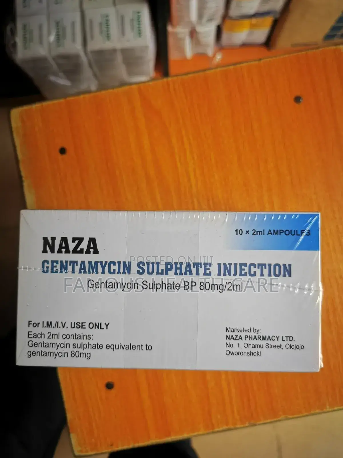 Gentamycn Sulphate Injection