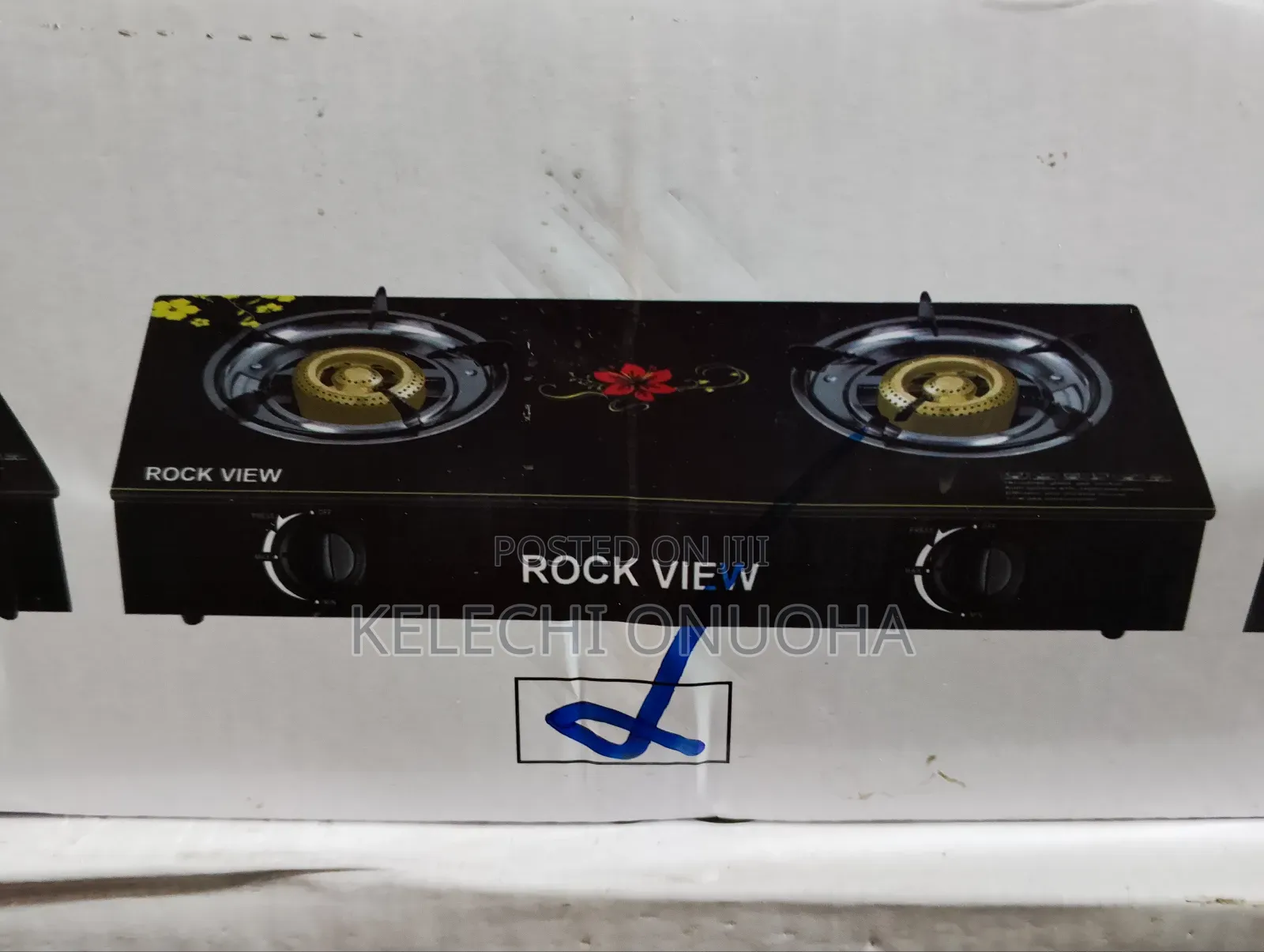 Rock View Glass Top Gas Cooker