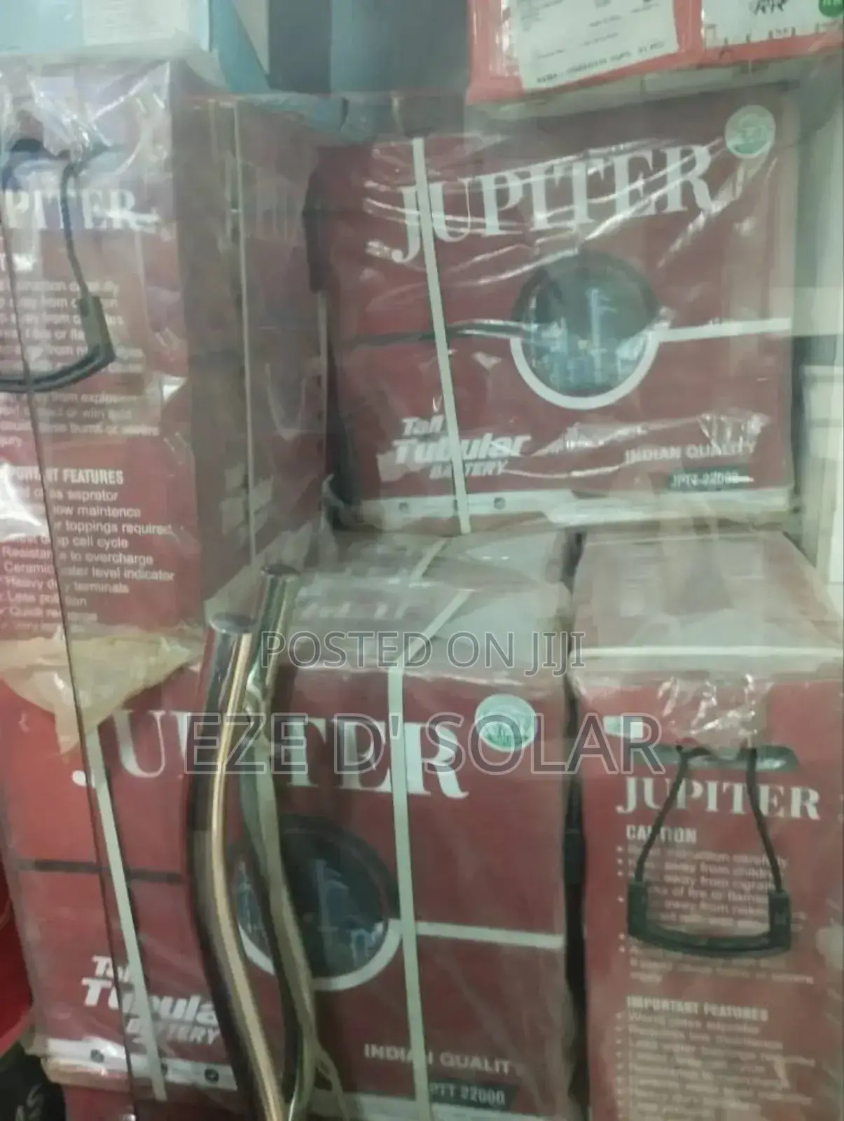 220ah Jupiter Solar Tubular Battery