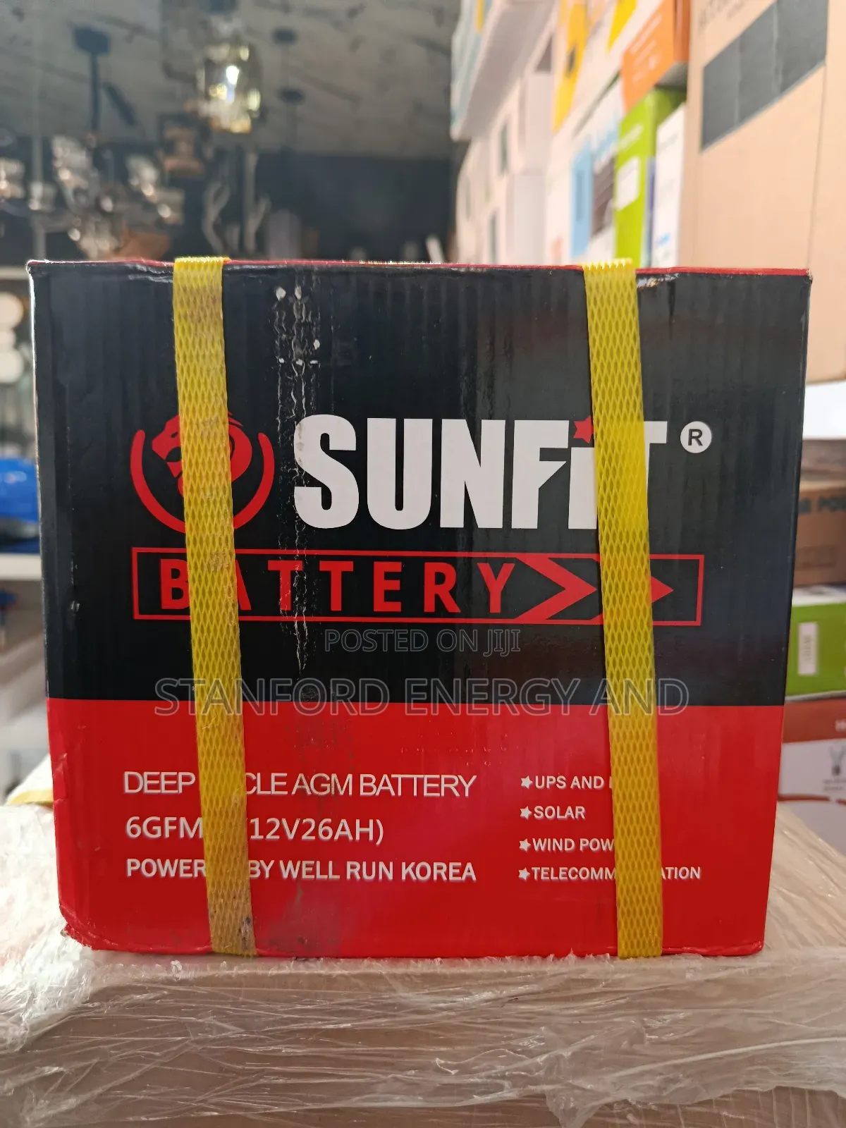 12v / 26ah Sunfit Gel Battery