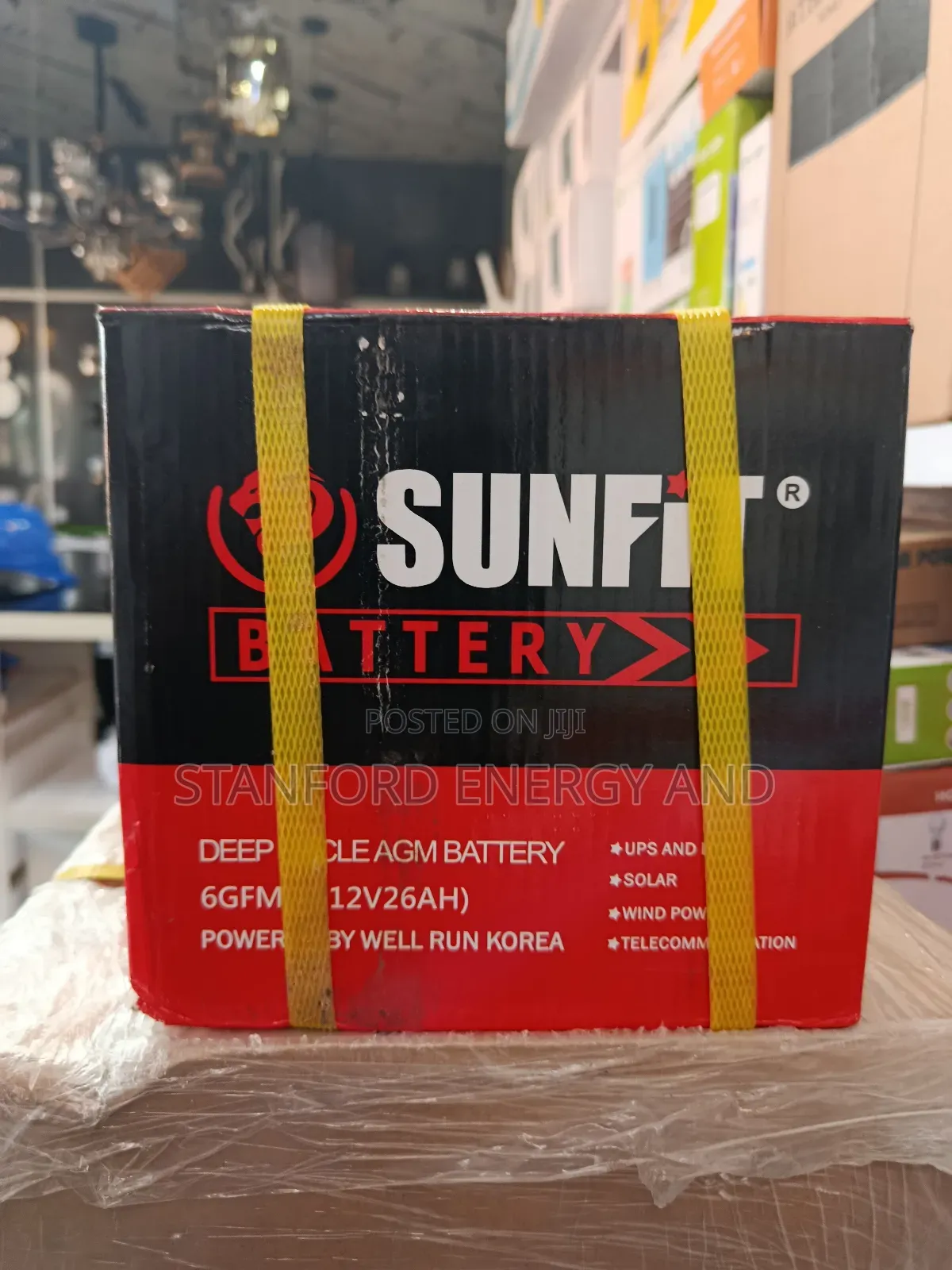 12v / 26ah Sunfit Gel Battery
