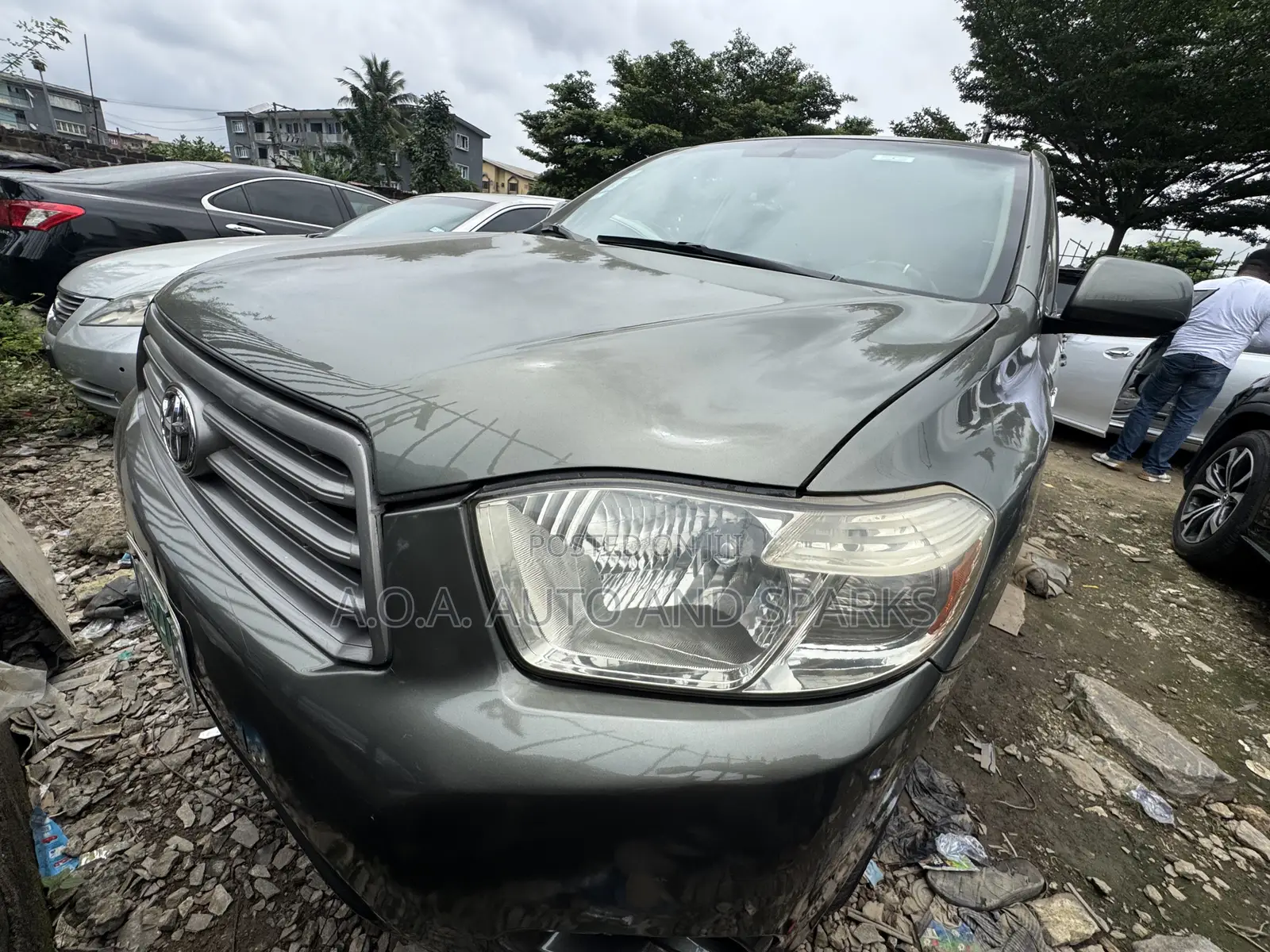 Toyota Highlander 2008 Gray