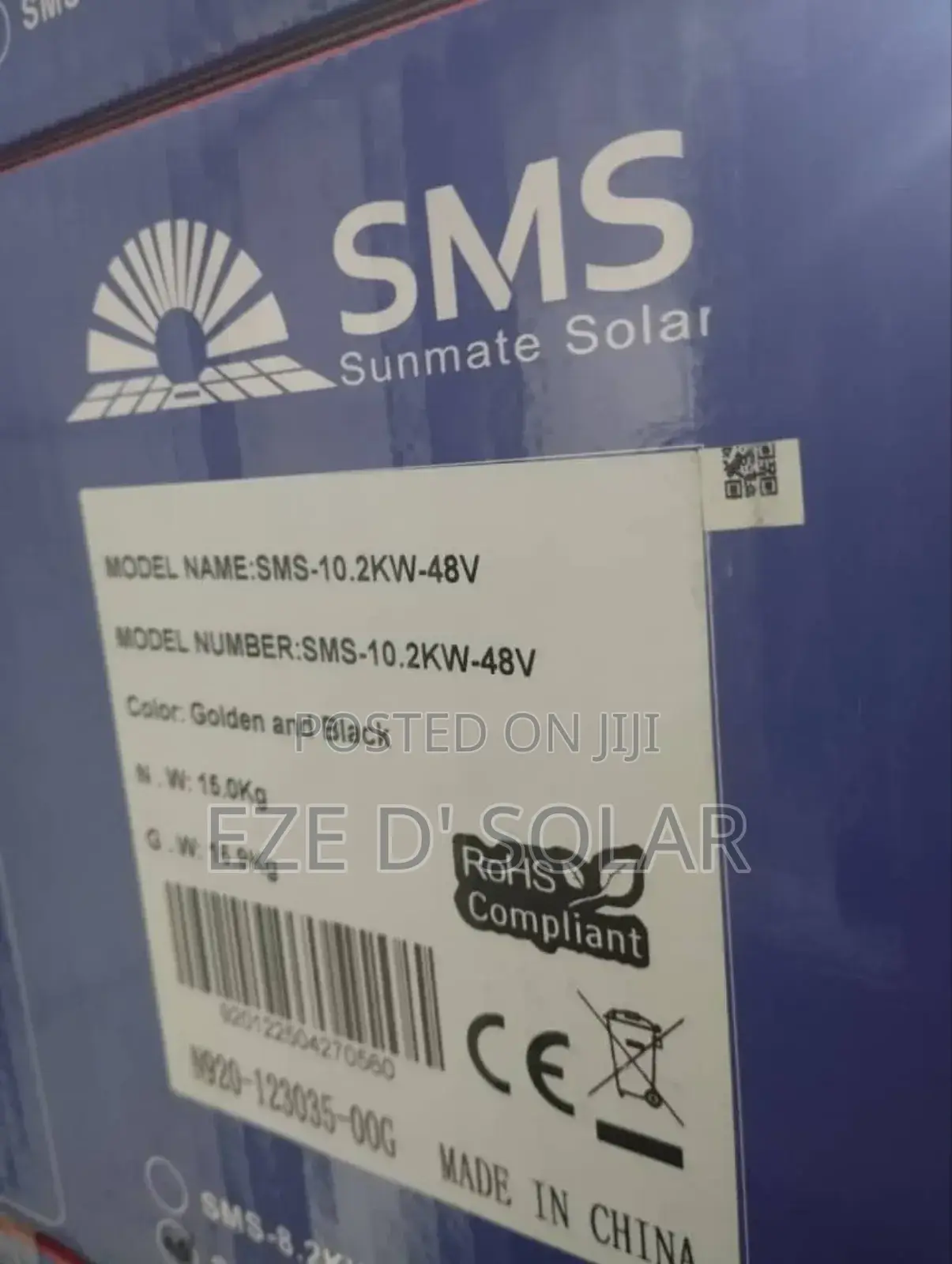 SMS 10kva 48v Solar Inverter Is How Many Amps