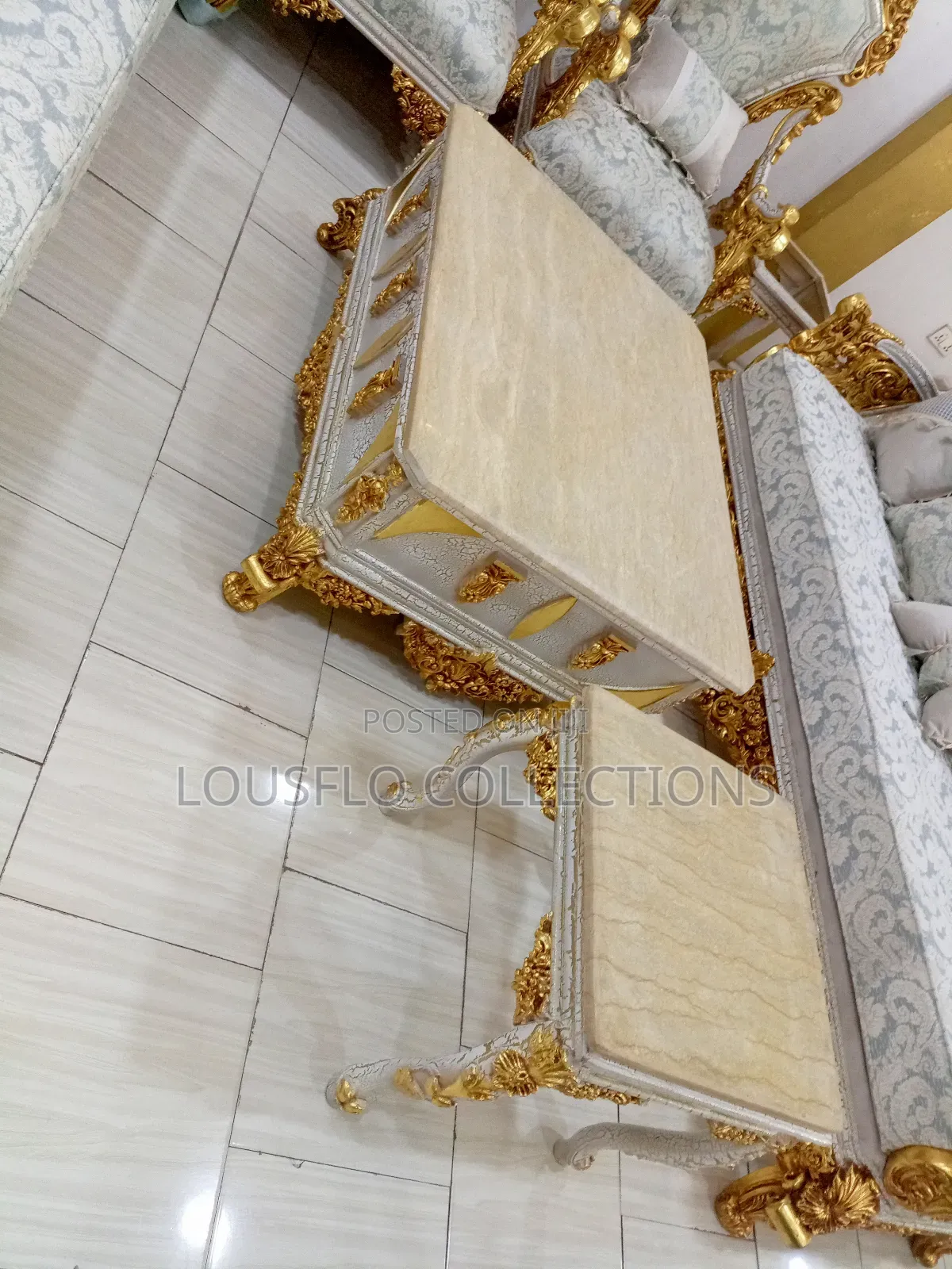Your Gold White Quality Turkish Sofa
