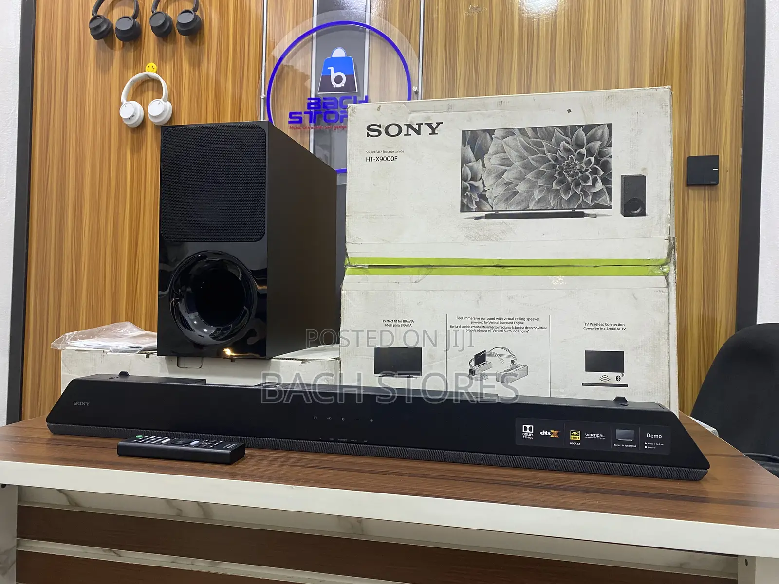 Open Boxed Sony Ht-X9000f Wireless Soundbar With Dolby Atmos