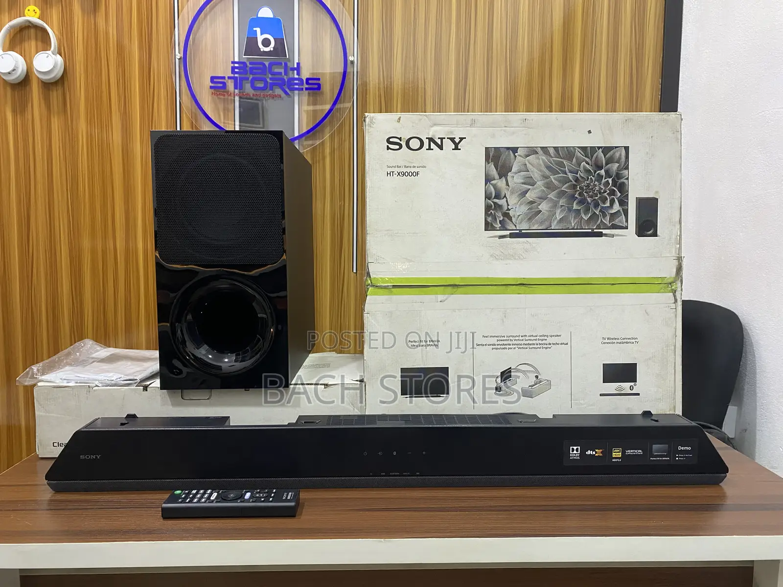 Open Boxed Sony Ht-X9000f Wireless Soundbar With Dolby Atmos