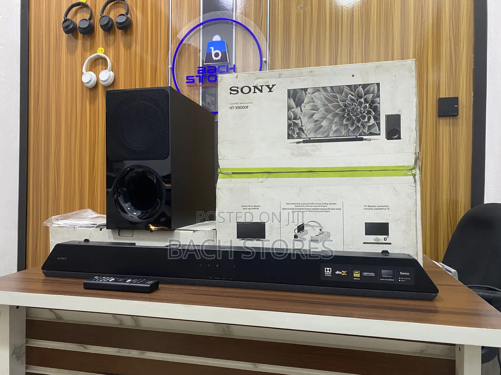 Open Boxed Sony Ht-X9000f Wireless Soundbar With Dolby Atmos