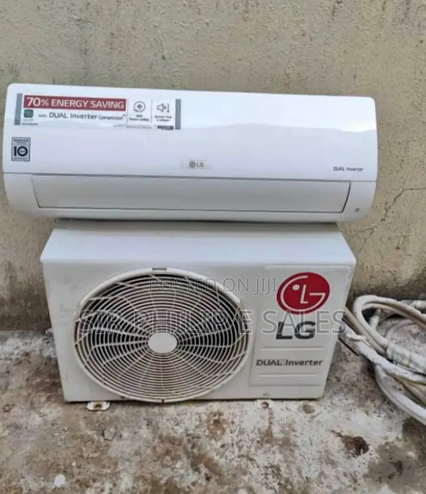 Clean Lg 1.5hp Inverter Air Conditioner