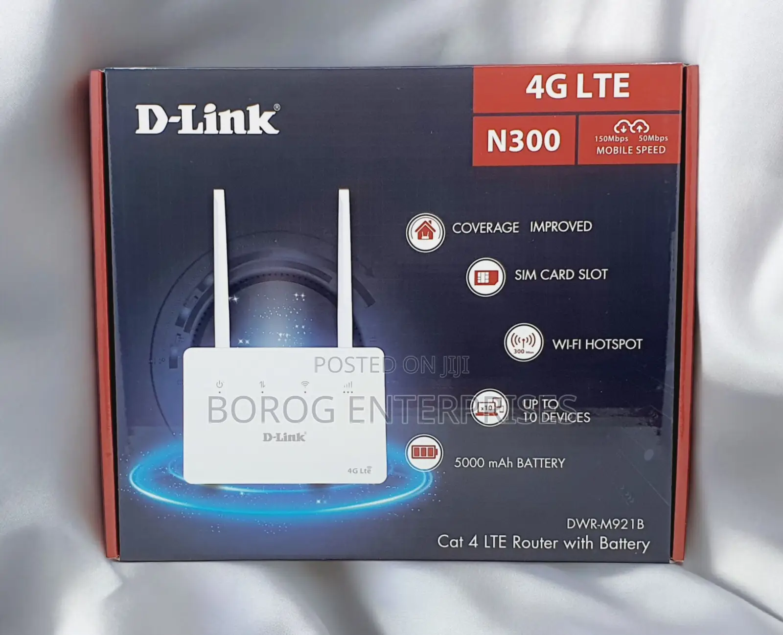 D-Link Mobile Broadband Sim Card Router 4g Lte DWR-921