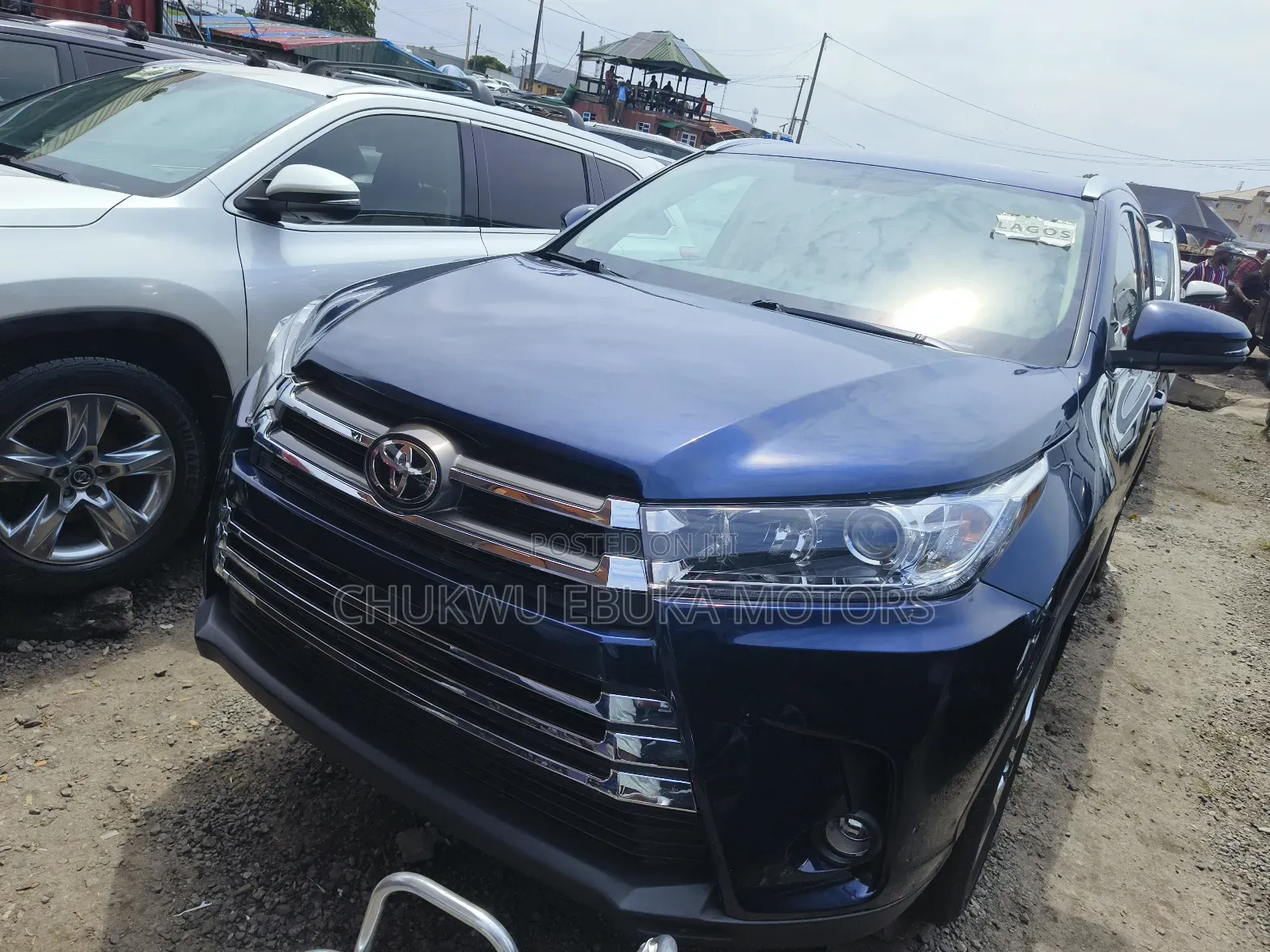 Toyota Highlander Limited V6 4x4 (3.5L 6cyl 6A) 2016 Blue