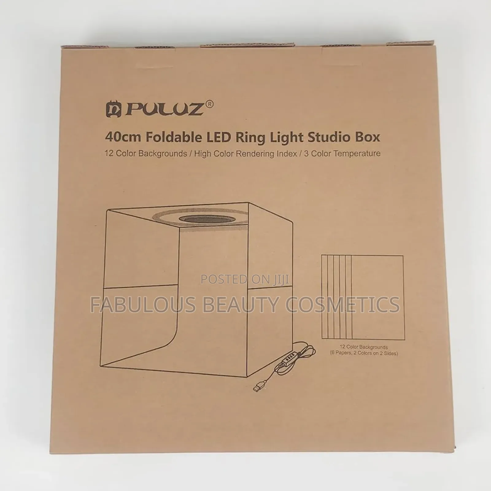 Puluz Photo Light Box Photography Tent 40cm/16 Inch Portable