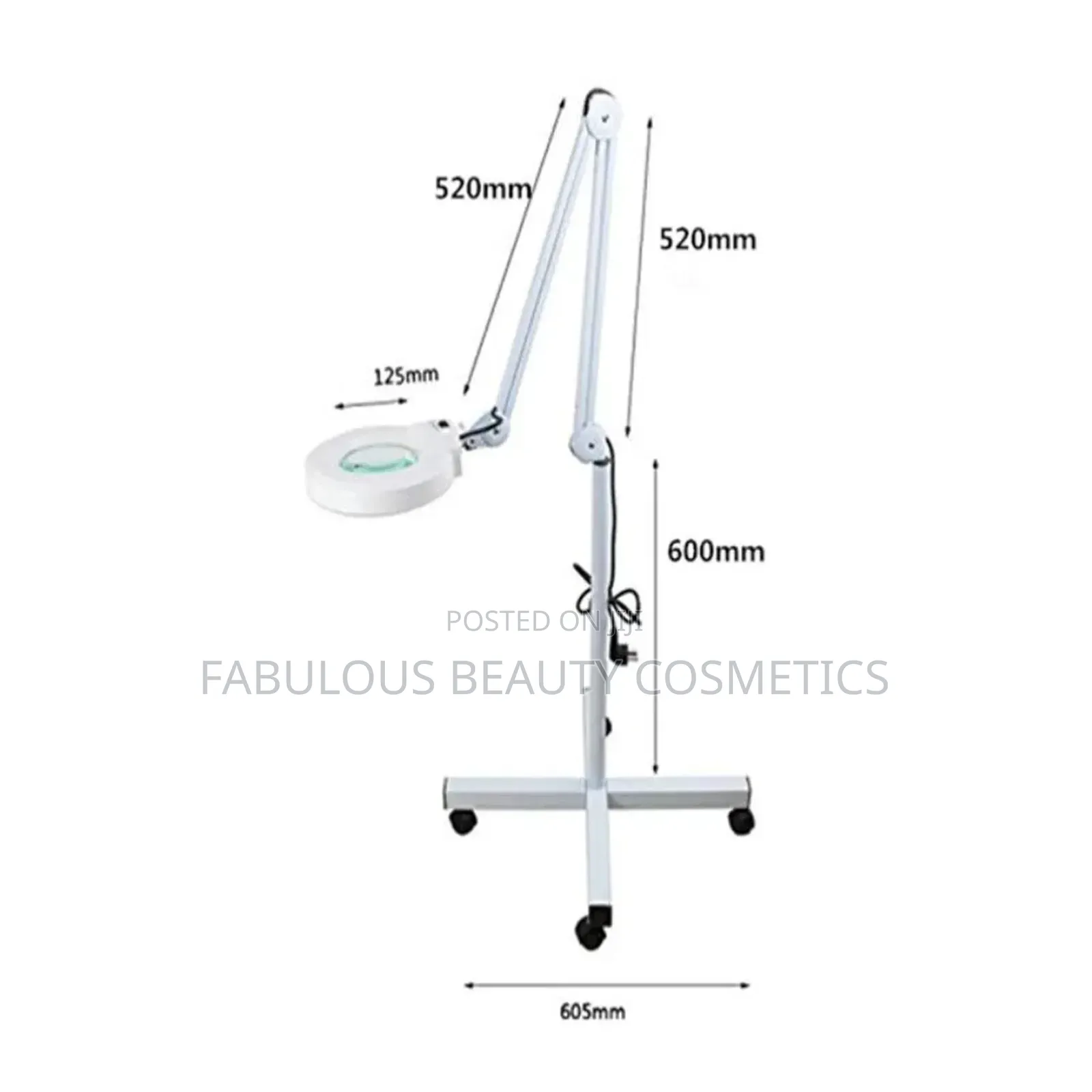 Floor Standing 5x Magnifier Lamp 4beauty, Skin, Tattoo Salon