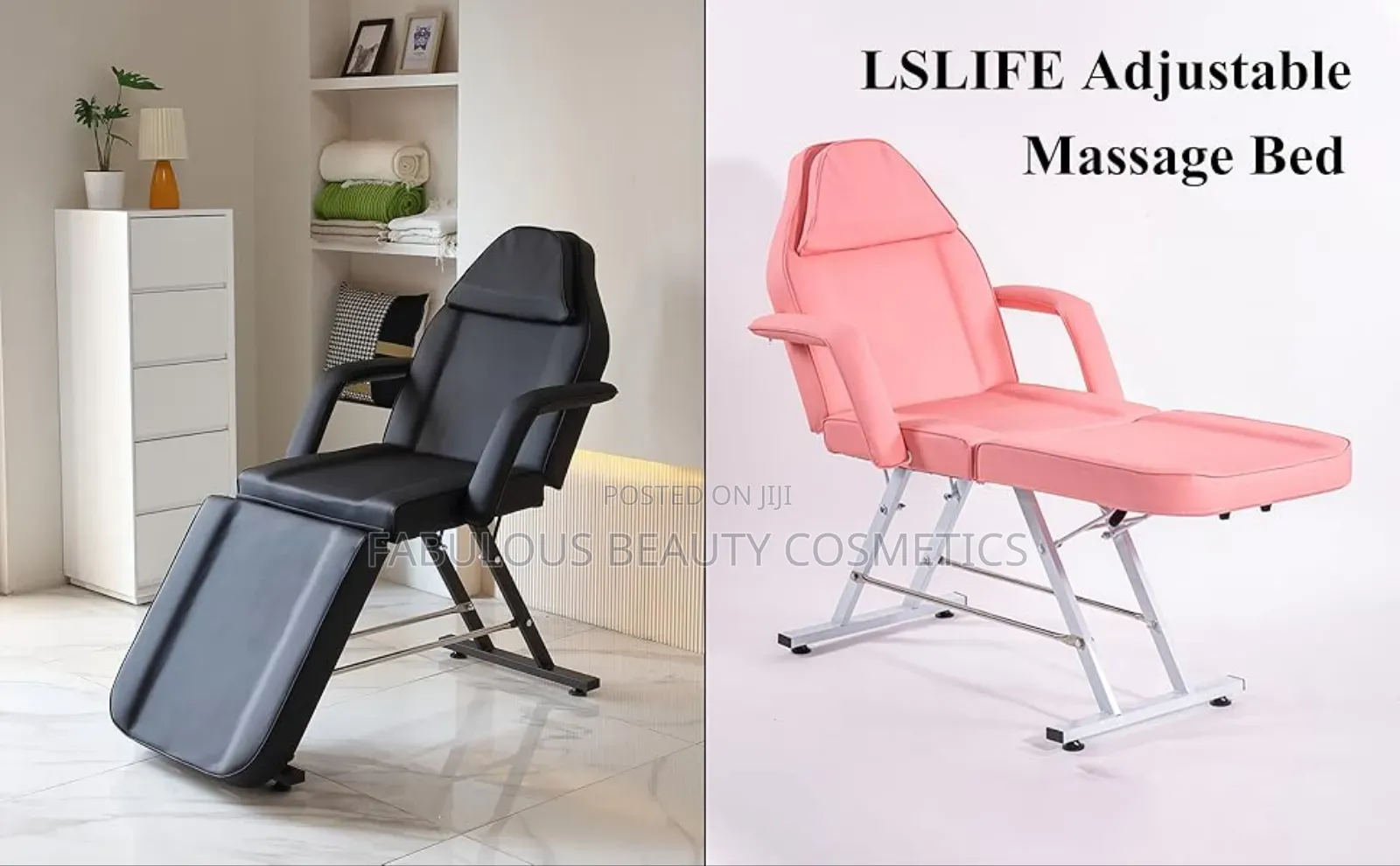Lslife Adjustable Bed Professional Tattoo Spa Salon Chair