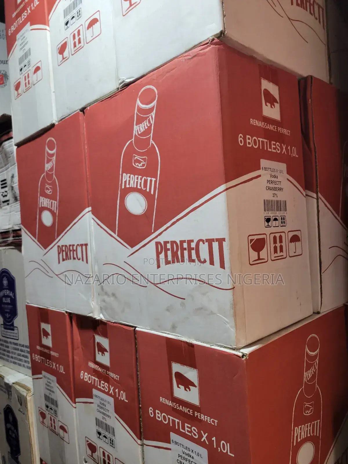 Perfectt Vodka Cranberry Flavor 1l – By 12 Bottles