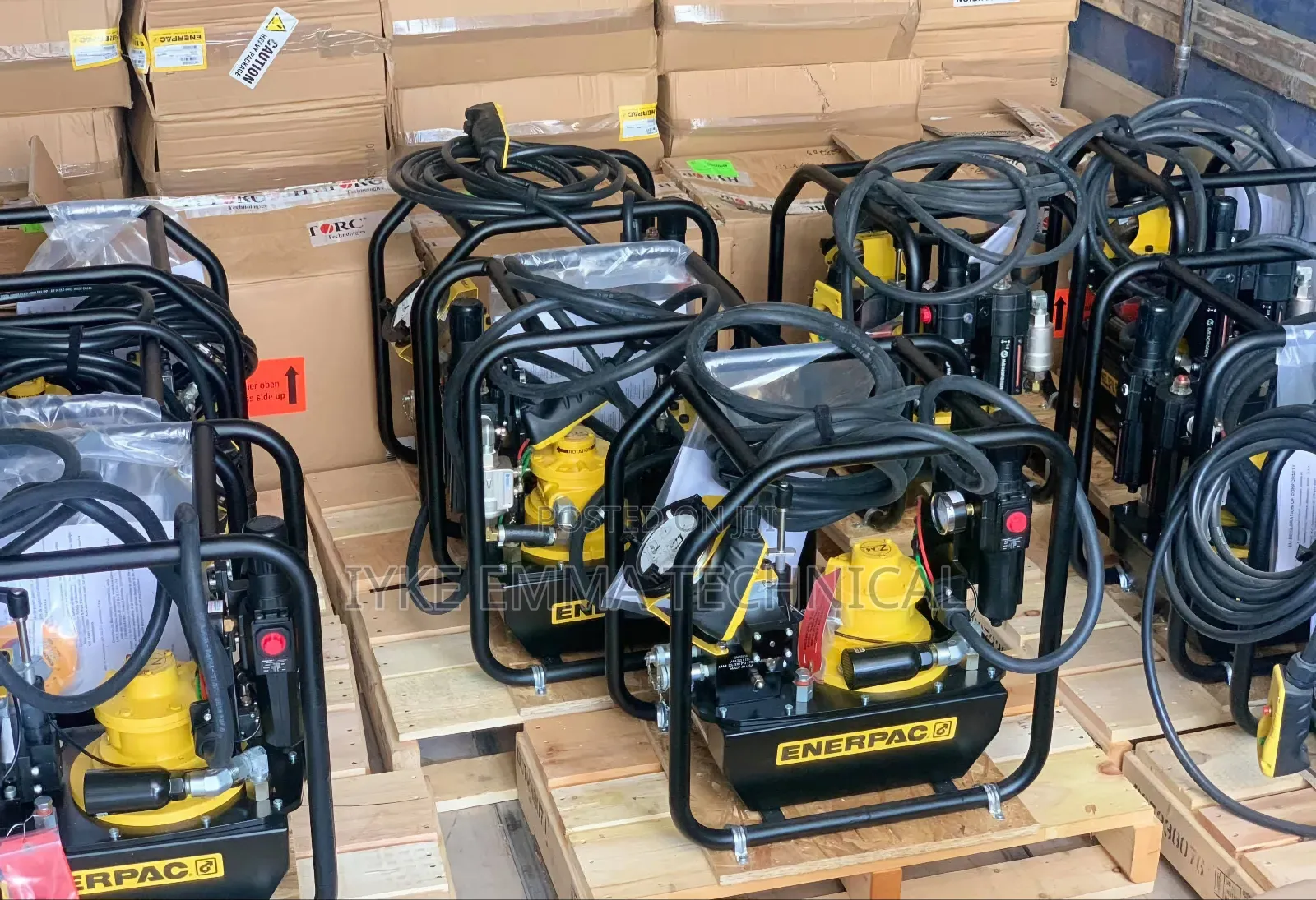 Enerpac Za4-Series Air-Driven Hydraulic Torque Wrench Pump
