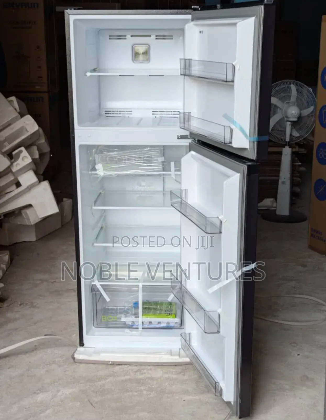 Original Midea Double Door Refrigerator 100%Copper