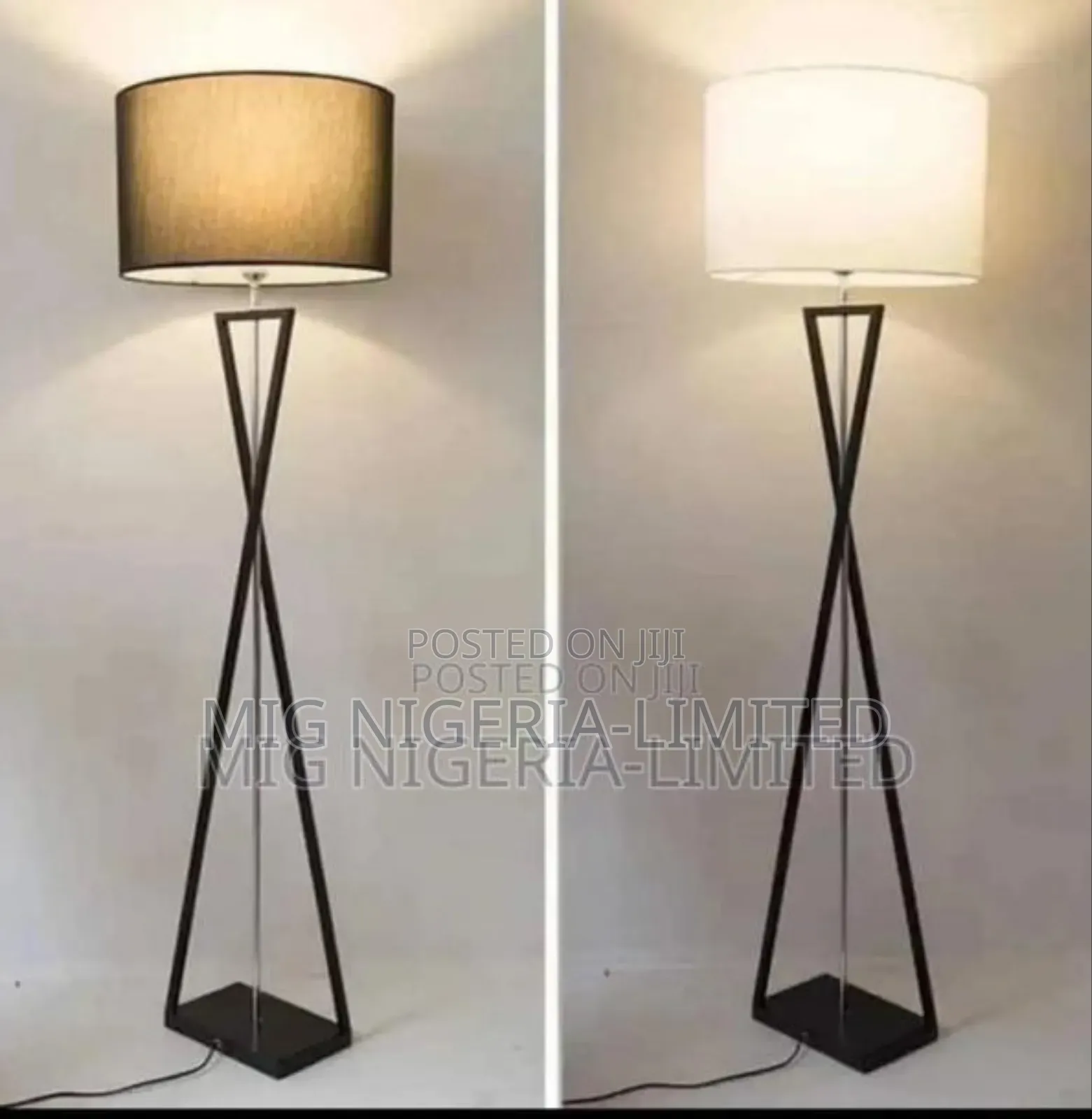 Wooden Floor Tripod Lamp for Bedroom Living Room