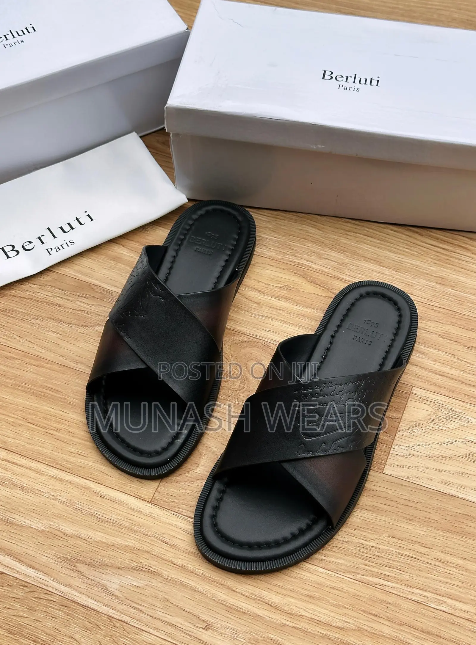 Berluti Leather Slipers