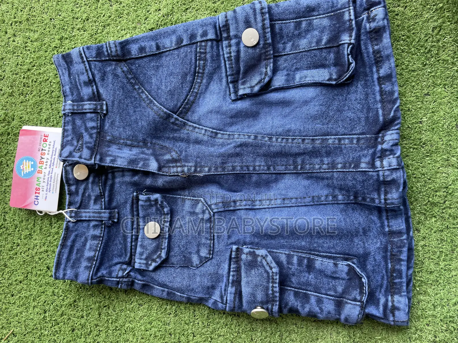 Thick Denim Skirt