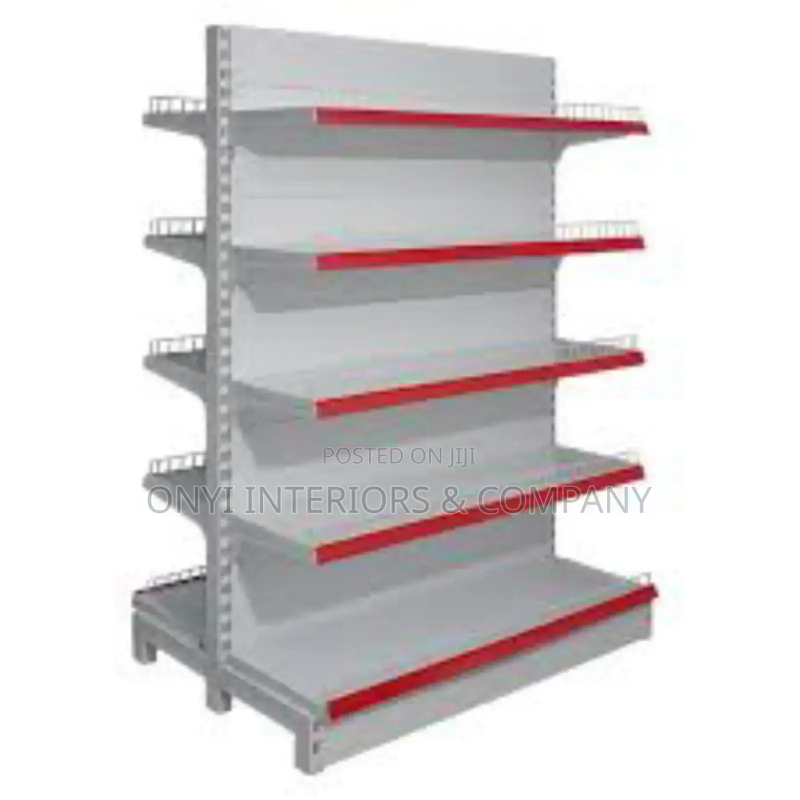 Optimum 7ft Double Sided Supermarket Shelves 7ft by 3ft