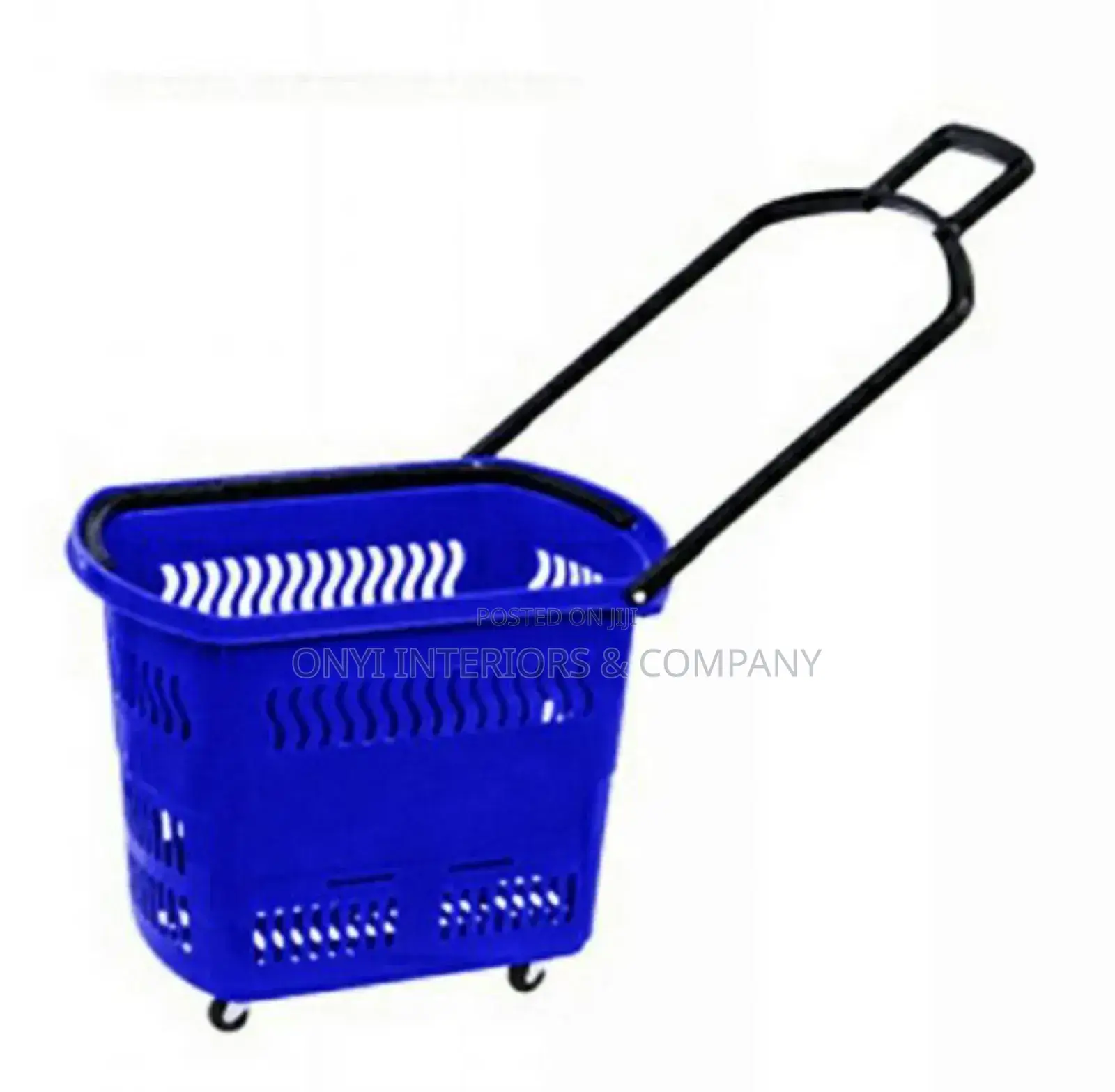 Classic 4 Wheel Supermarket Shopping Basket Tolley