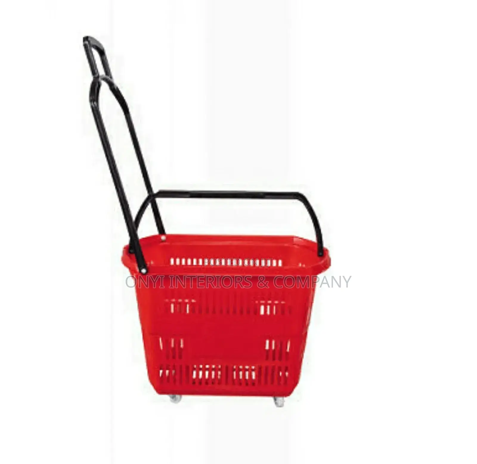 Classic 4 Wheel Supermarket Shopping Basket Tolley