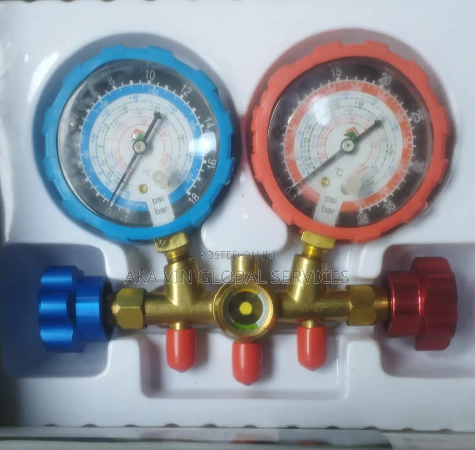 Hongsen Hs-536c Refrigeration Manifold Pressure Gauge