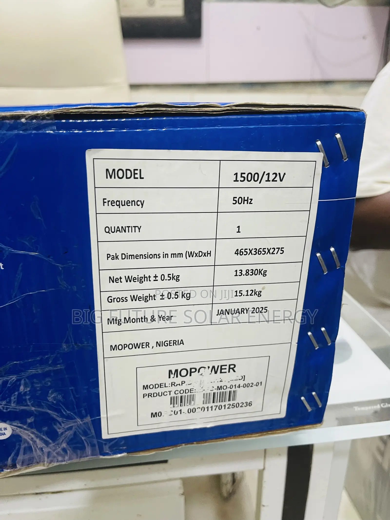 1.5kva Mopower Solar Inverter 12v