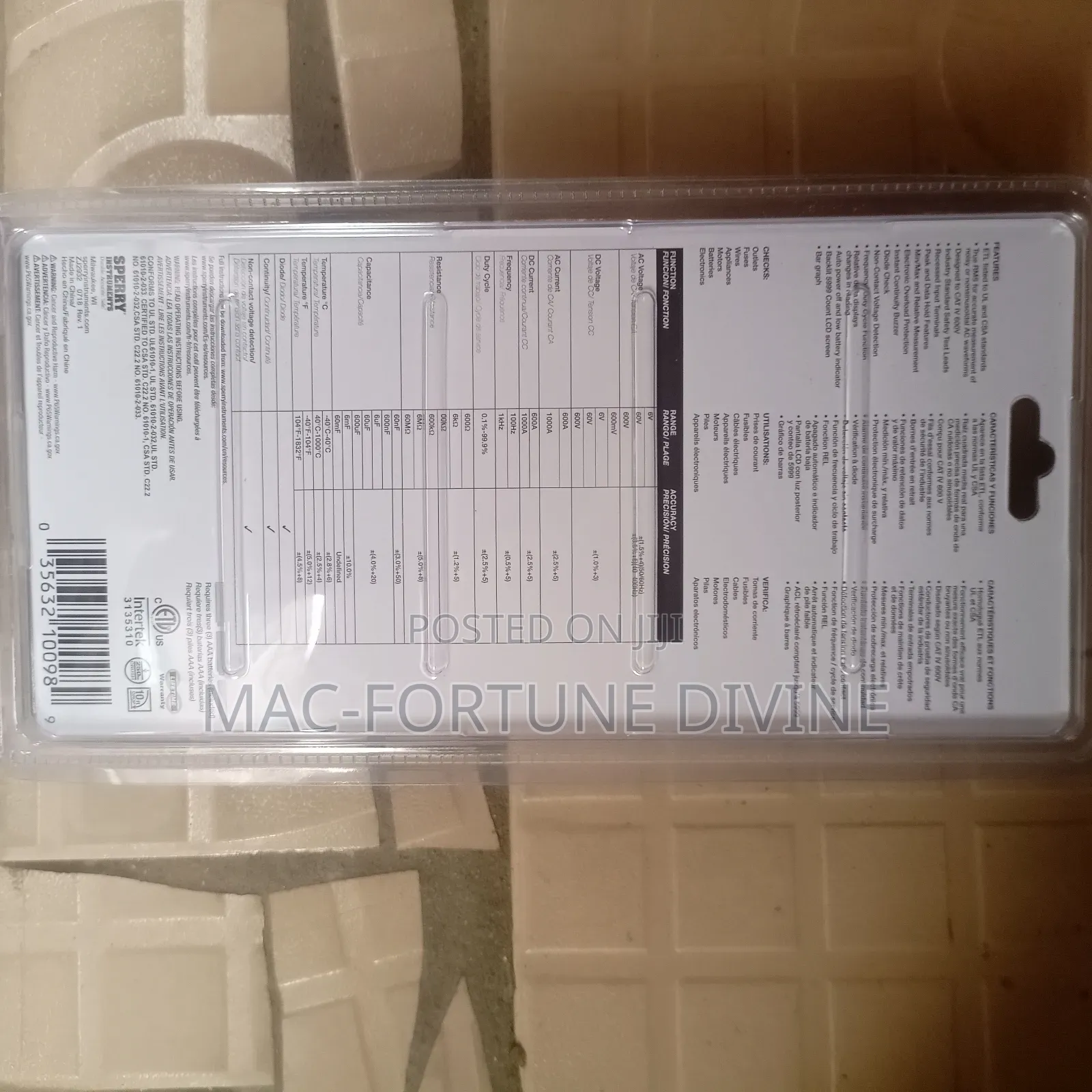 Speery Instruments Digital Clamp Meter