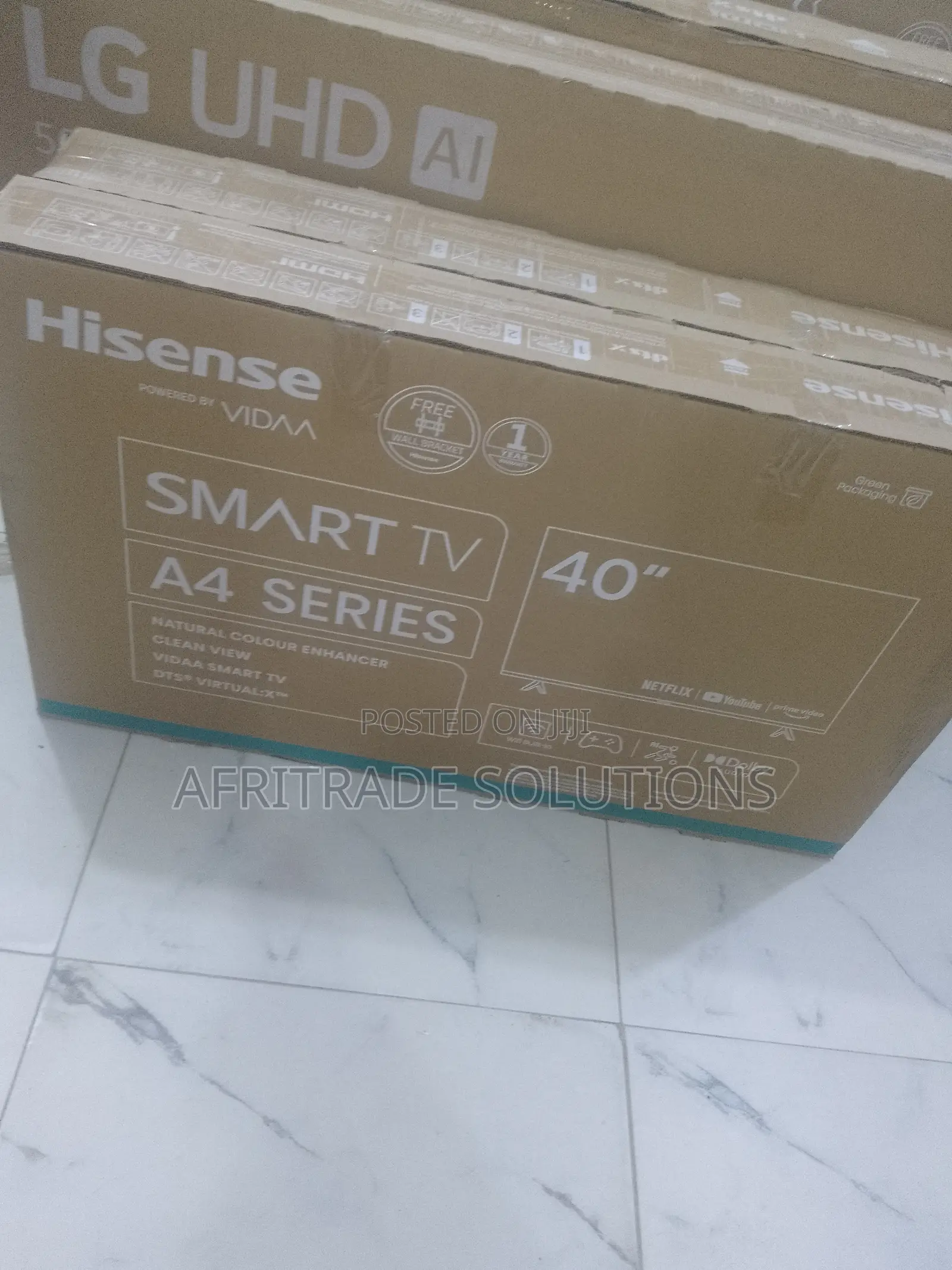 Hisense 40 Inch A4k HDR Smart Led Tv – Smooth Motion