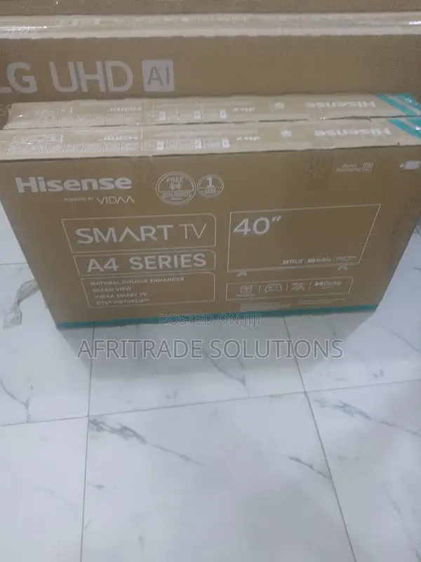 Hisense 40 Inch A4k HDR Smart Led Tv – Smooth Motion