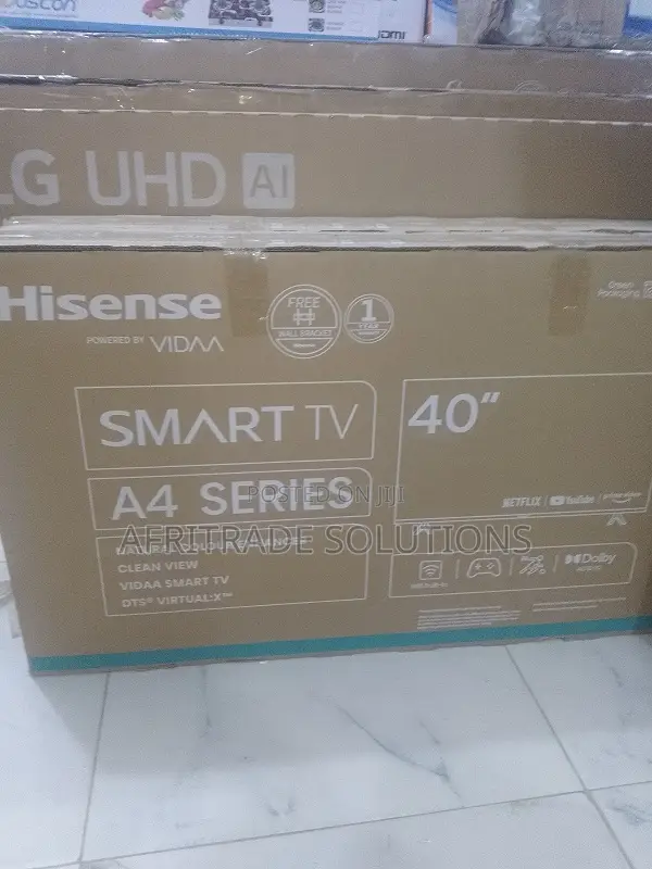 Hisense 40 Inch A4k HDR Smart Led Tv – Smooth Motion