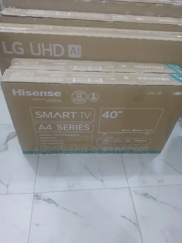 Hisense 40′′ Full‐Hd Upscaling Smart Tv – DTS Audio