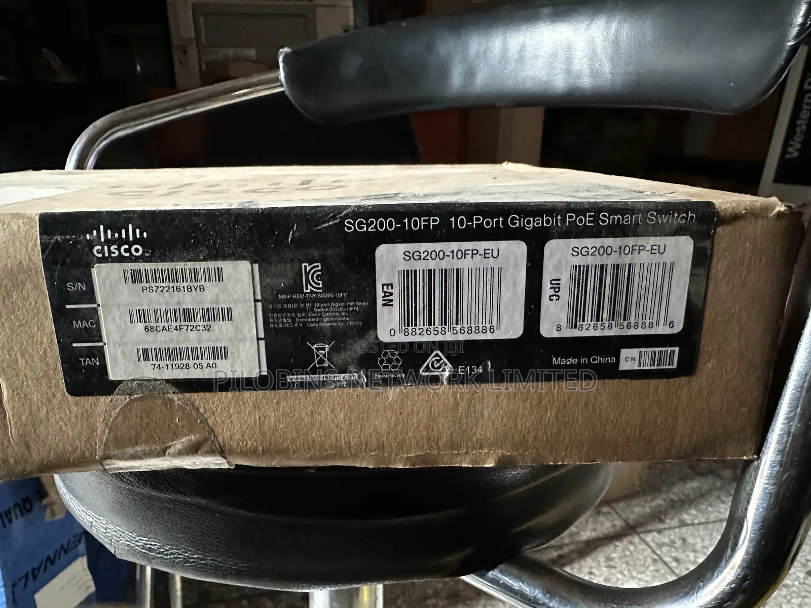 Cisco 10ports Smart Poe Switch Sg200-10fp