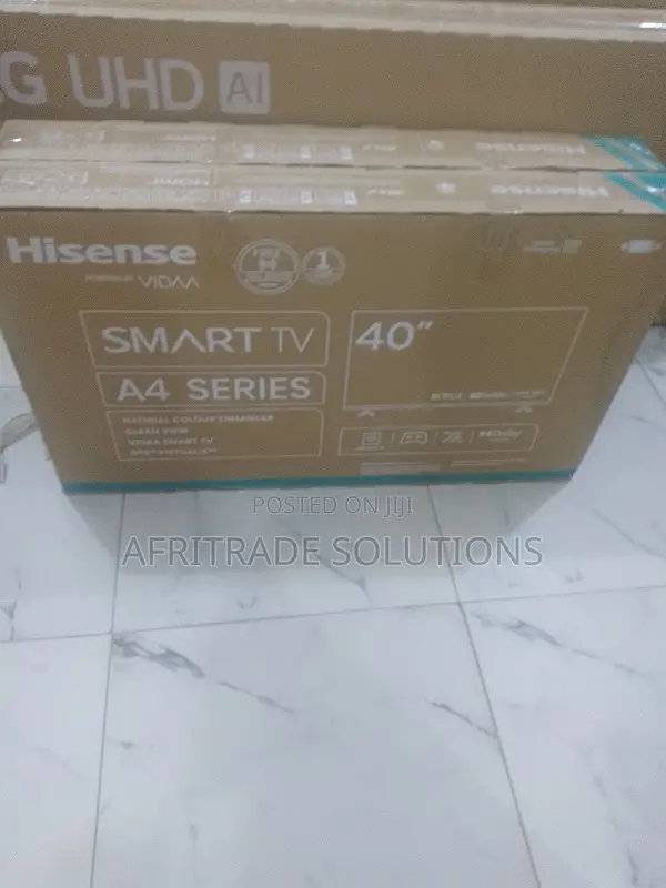 Hisense 40” A4k Smart Tv – Fast Vidaa U6 Streaming