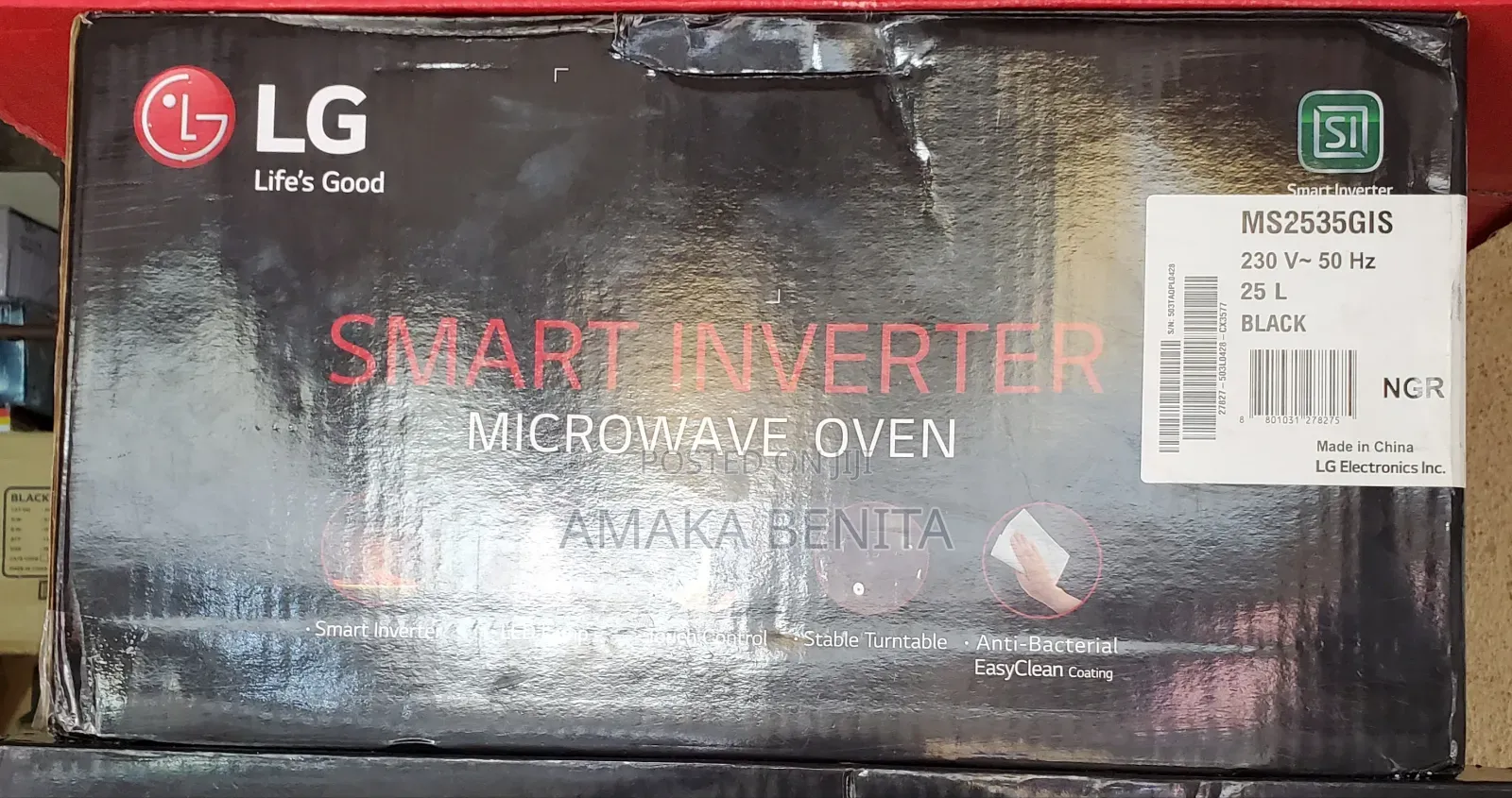 Lg Inverter Microwave 25l