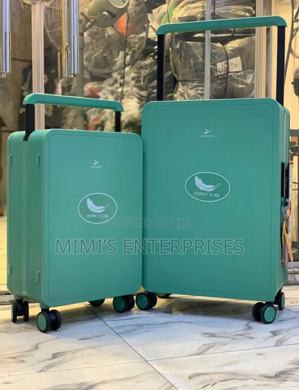 Luxury Set of Two Leaves King Luggage Traveling Box