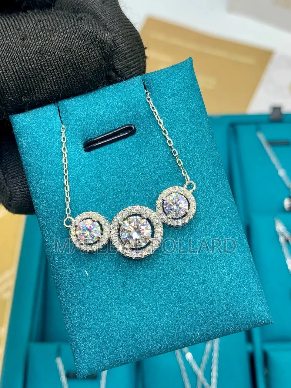2ct Moissanite Sterling Silver Necklace