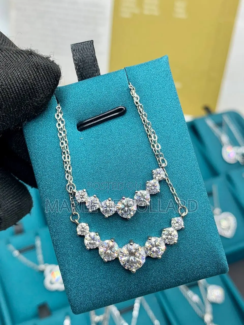 2ct Moissanite Sterling Silver Necklace