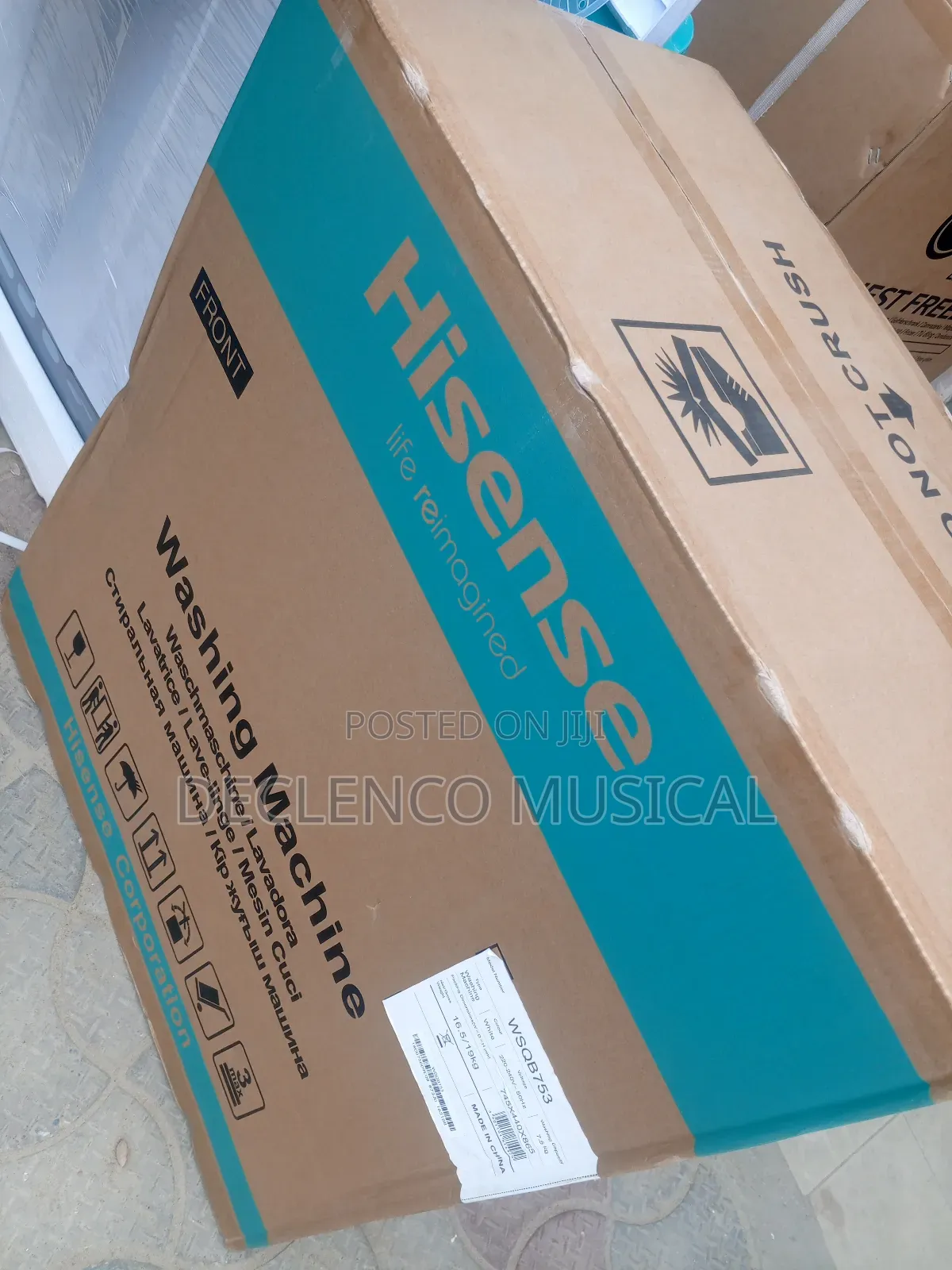 Hisense 7.5kg Wash and Spring Washing Machine