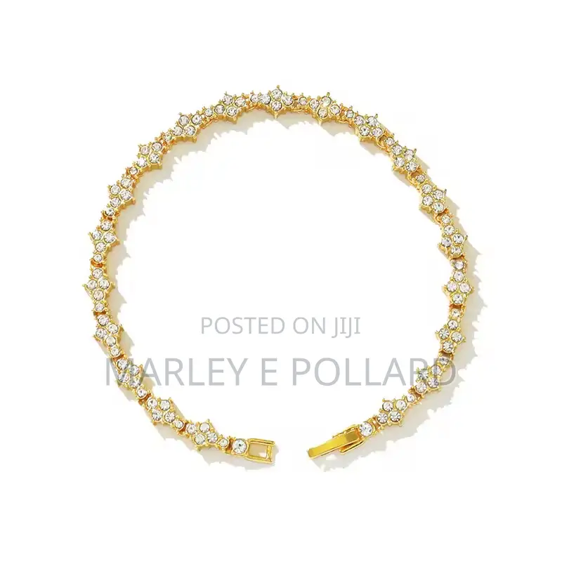 Male Female Silver Tennis Bracelet Cubic Zirconia Peice