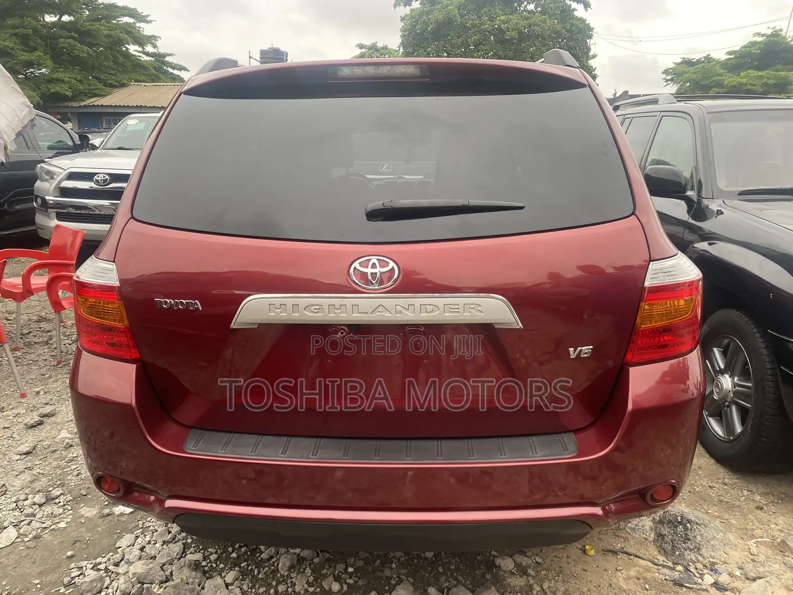 Toyota Highlander Sport 4x4 2009 Red