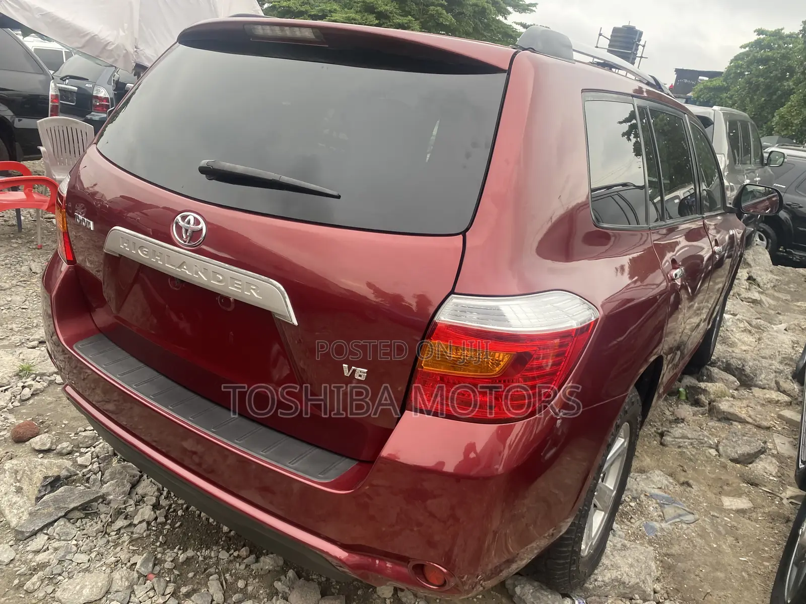 Toyota Highlander Sport 4x4 2009 Red