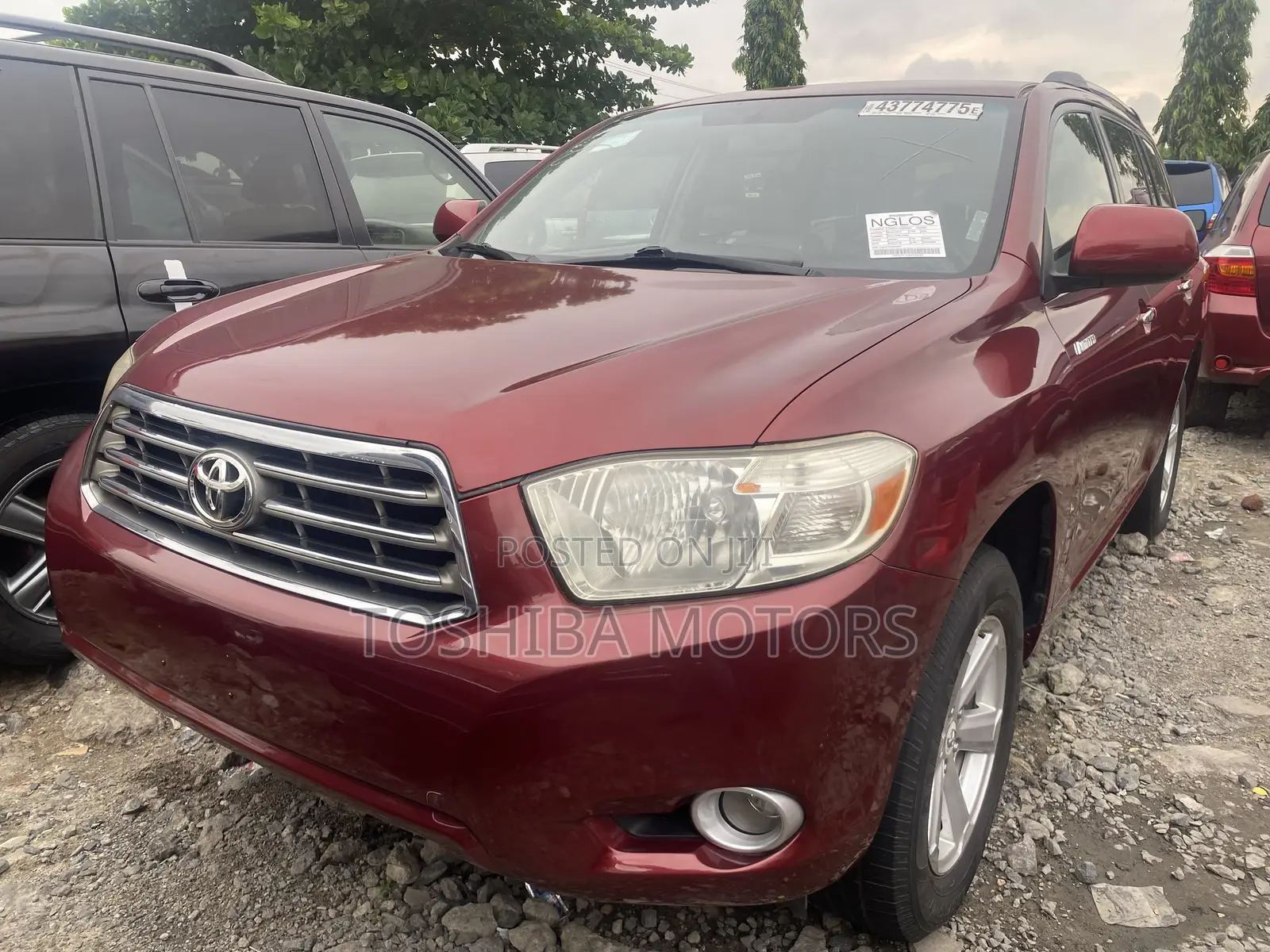 Toyota Highlander Sport 4x4 2009 Red