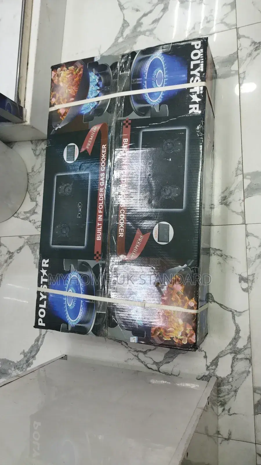 Double Gas Cooker Glass