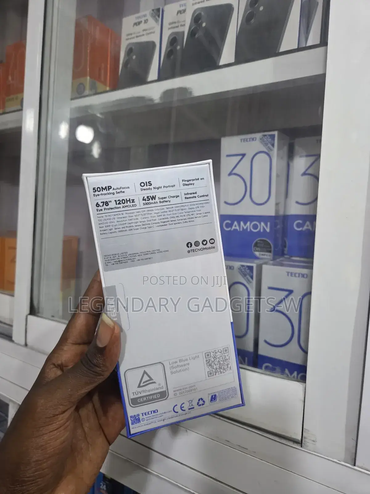 New Tecno Camon 30 256 GB Black